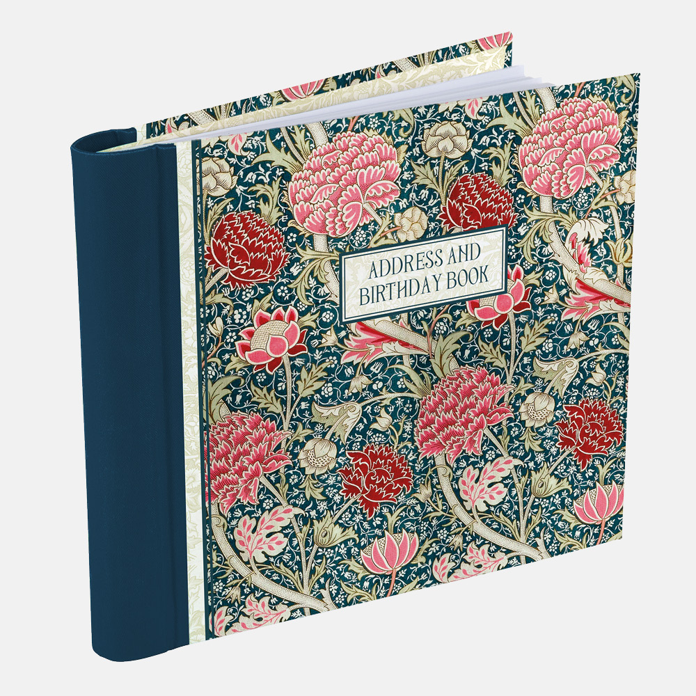 Address & Birthday Book William Morris Cray Wholesale Stationery
