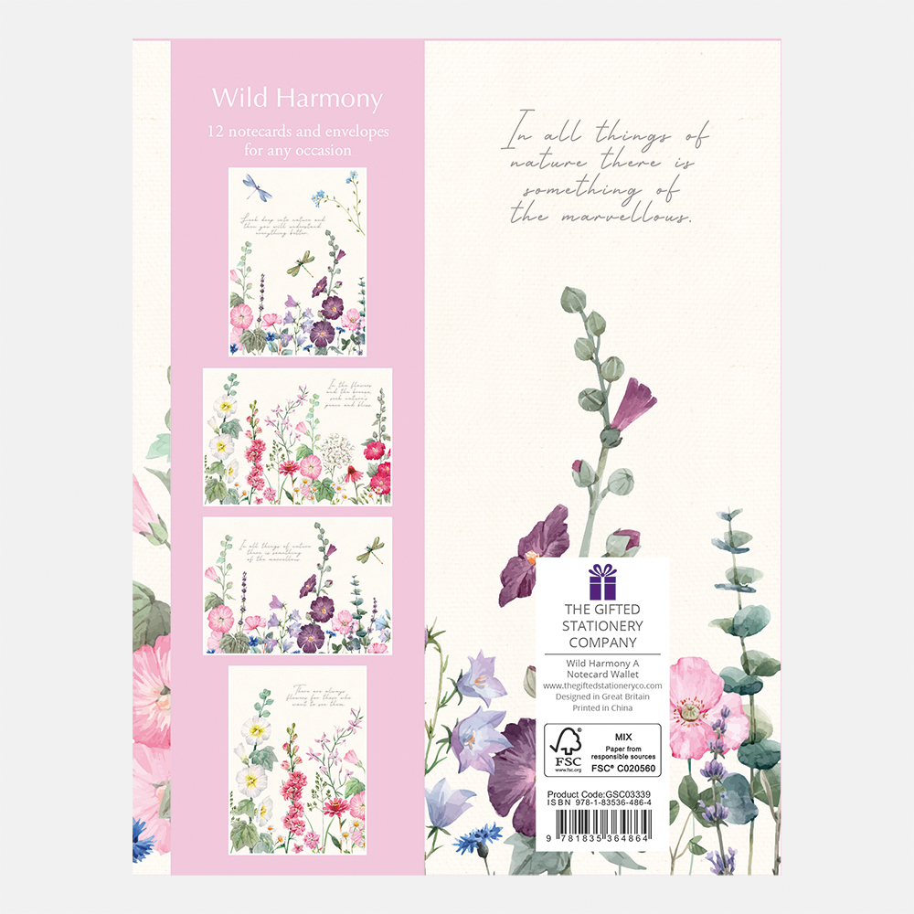 Notecard Wallet Wild Harmony A Wholesale Stationery