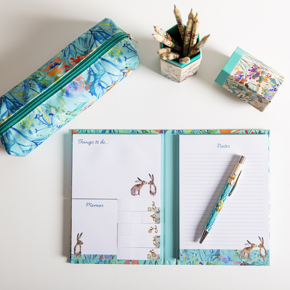 Sticky Notes Folder Kissing Hares Wholesale Stationery