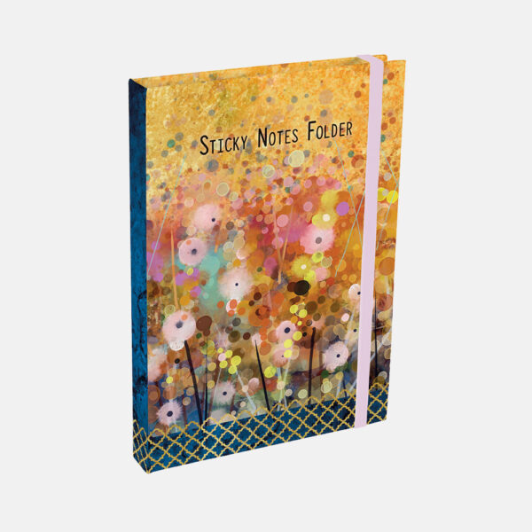 Sticky Notes Folder - Pom Poms