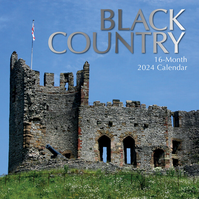 2024 Square Wall Calendar - Black Country - The Gifted Stationery Company
