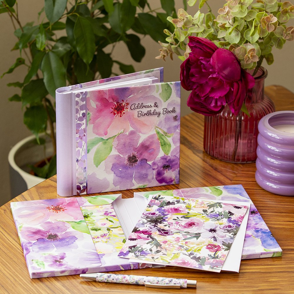 Notecard Wallet Lilac Blush Wholesale Stationery