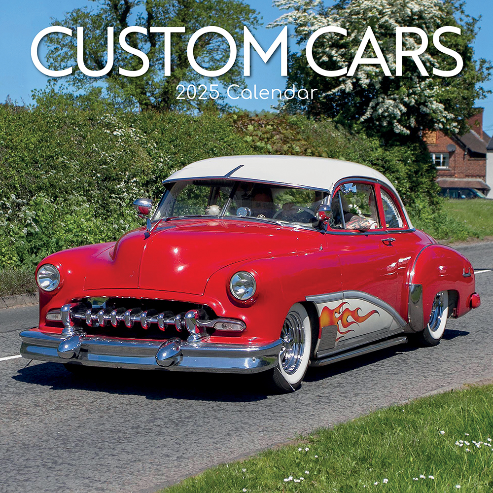 2025 Square Wall Calendar Custom Cars Wholesale Stationery