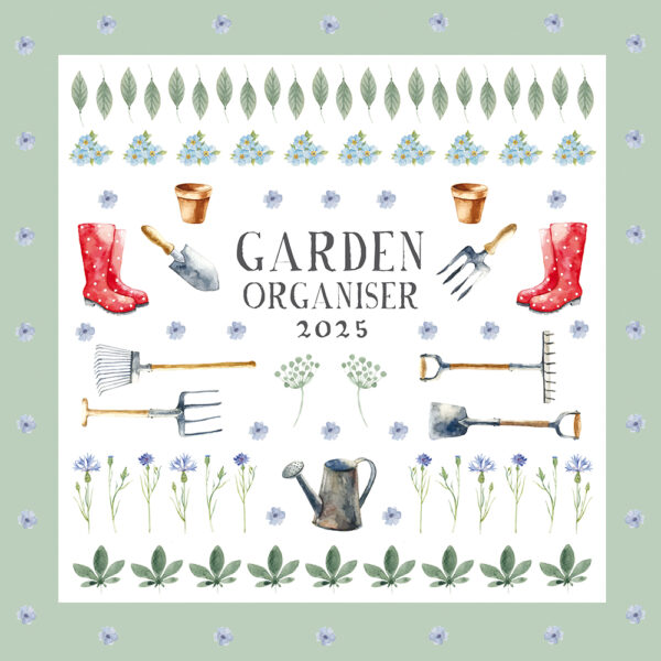 2025 Square Wall Calendar - Garden Organiser