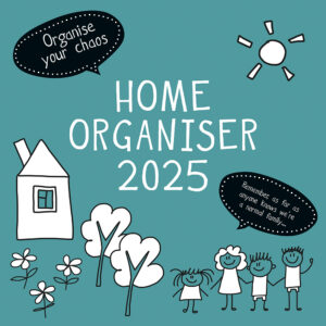 2025 Square Wall Calendar - Home Organiser