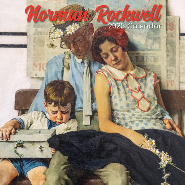 2025 Square Wall Calendar - Norman Rockwell  Wholesale Stationery