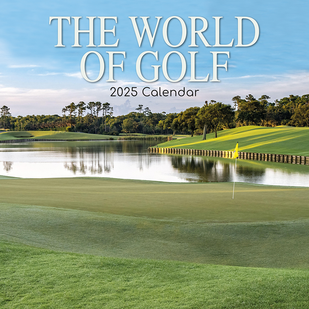 2025 Square Wall Calendar The World of Golf Wholesale Stationery