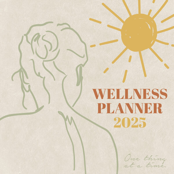 2025 Square Wall Calendar - Wellness Planner
