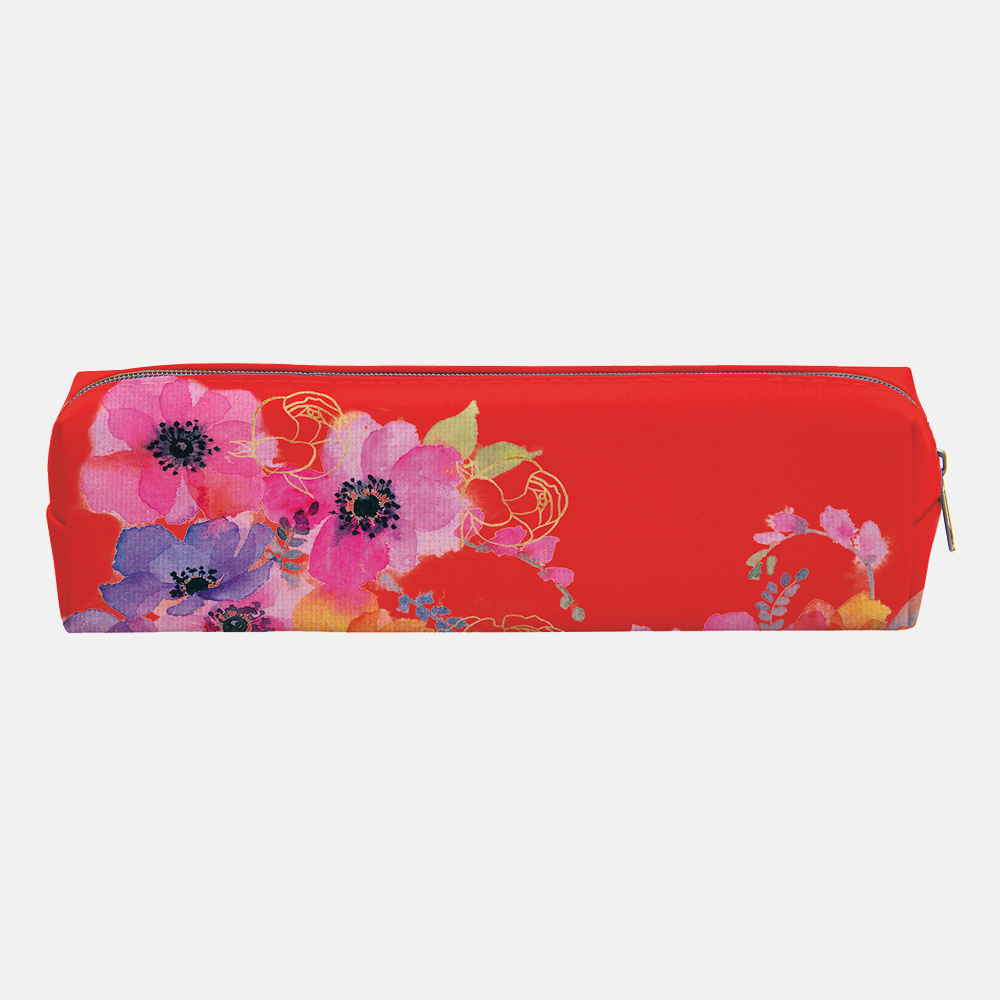 Grant Pencil Case in Dark Roses