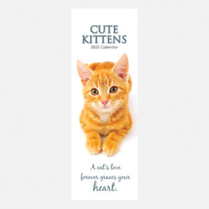 2025 Slimline Calendar - Cute Kittens