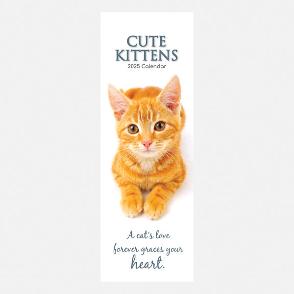 2025 Slimline Calendar - Cute Kittens