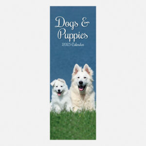 2025 Slimline Calendar - Dogs & Puppies