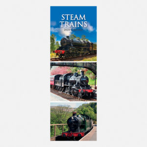 2025 Slimline Calendar - Steam Trains