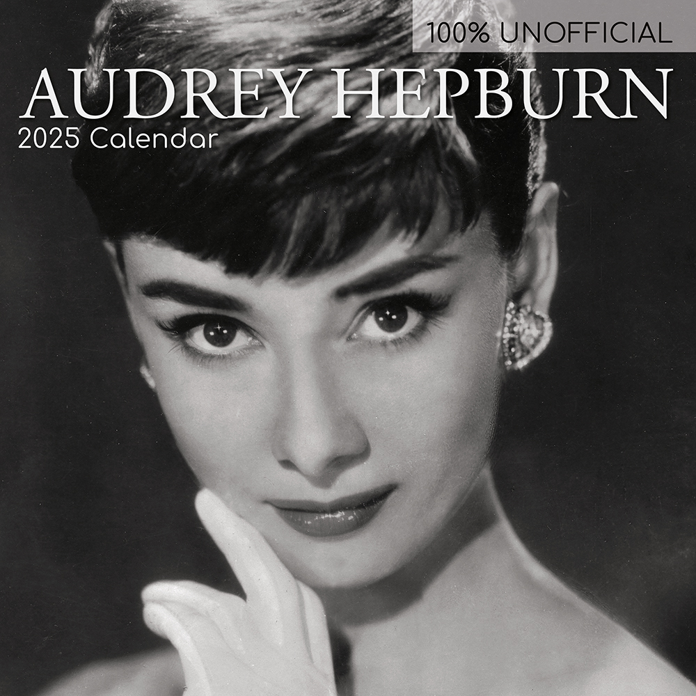 2025 Square Wall Calendar Audrey Hepburn Wholesale Stationery