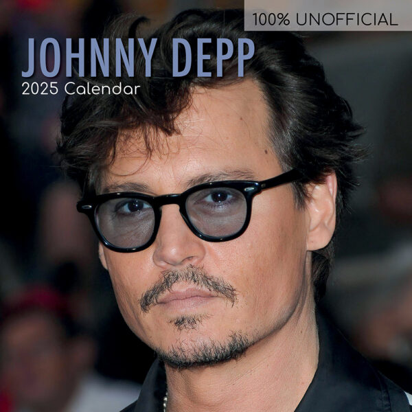 2025 Square Wall Calendar Johnny Depp Wholesale Stationery