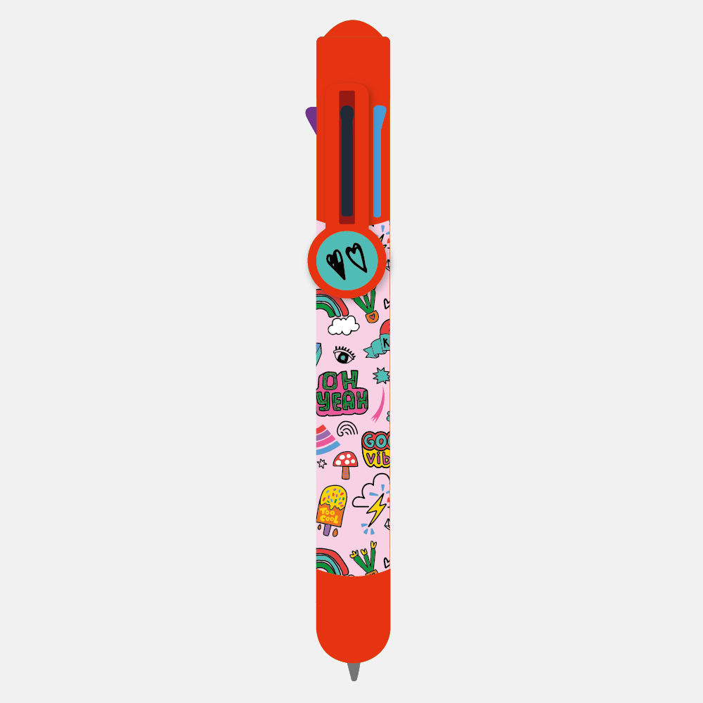 Rainbow Pen Prefilled Counter Display (24) Positive Power Wholesale Stationery