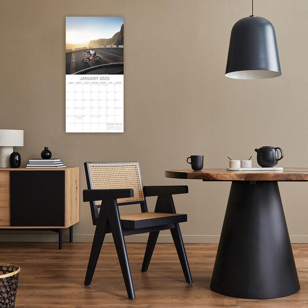 2025 Square Wall Calendar Cycling Wholesale Stationery