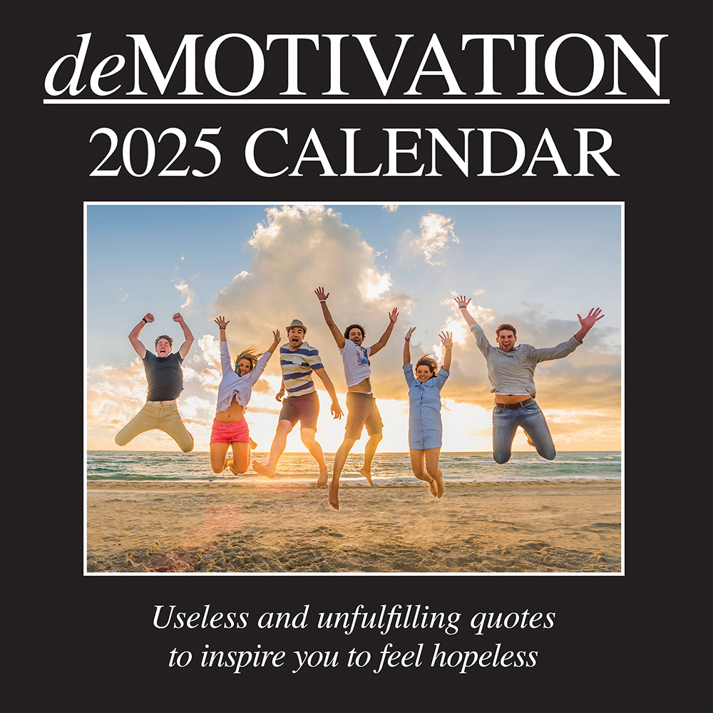 2025 Square Wall Calendar Demotivation Wholesale Stationery