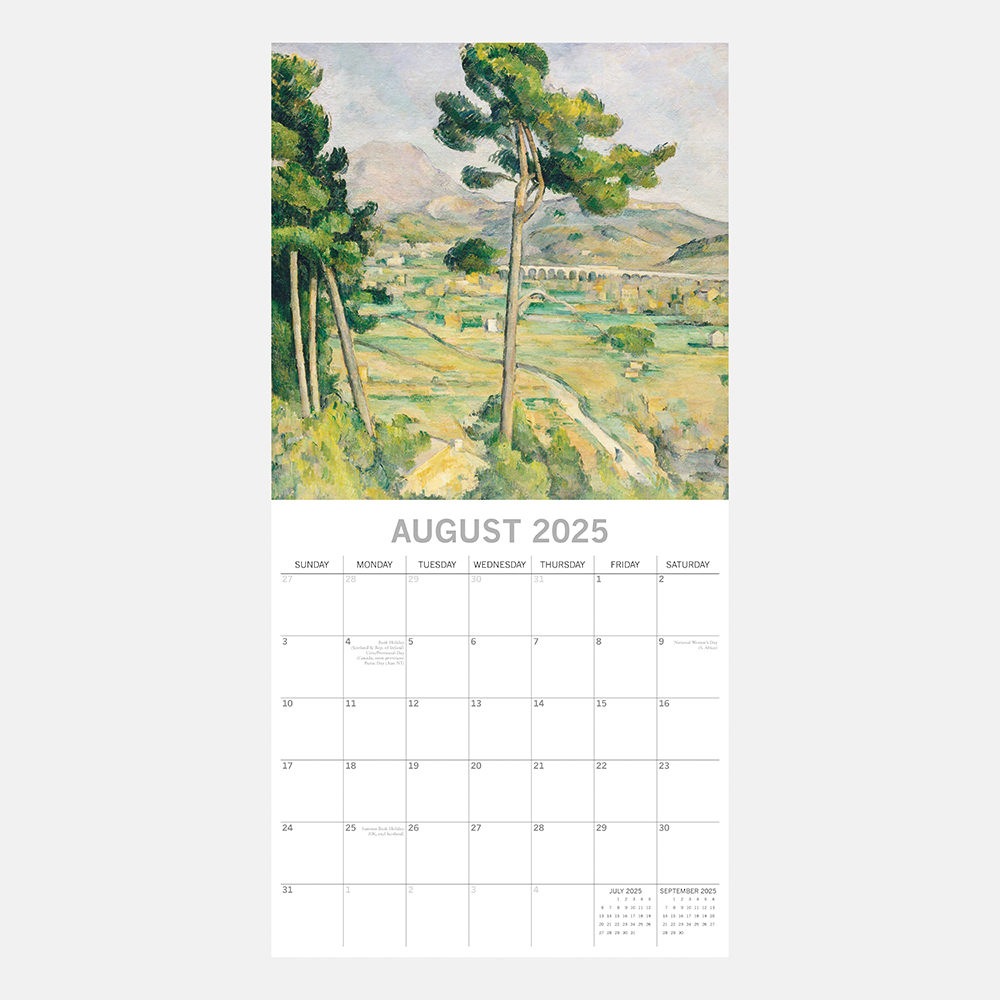 2025 Square Wall Calendar Impressionists Wholesale Stationery