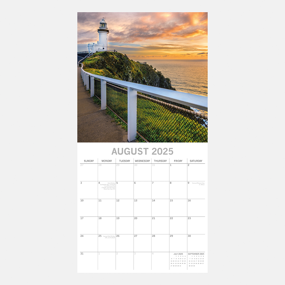 2025 Square Wall Calendar Landmarks of Australia Wholesale Stationery