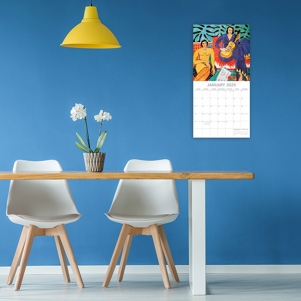 2025 Square Wall Calendar Matisse Wholesale Stationery