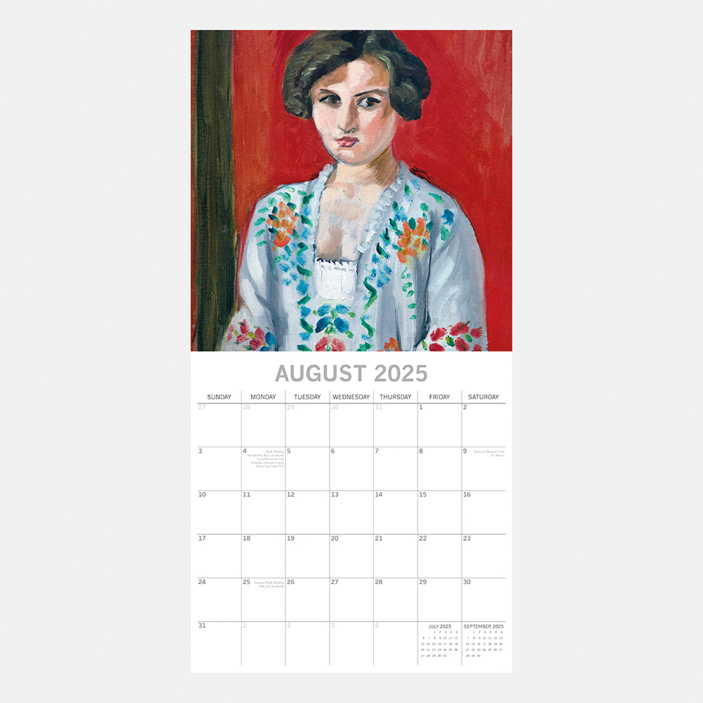 2025 Square Wall Calendar Matisse Wholesale Stationery