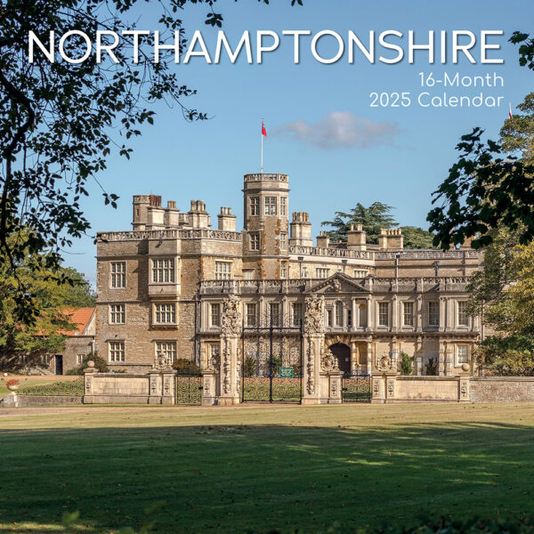2025 Square Wall Calendar - Northamptonshire