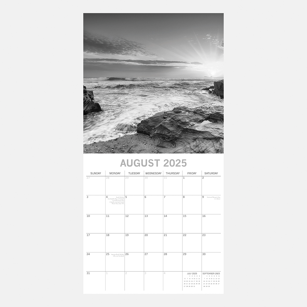 2025 Square Wall Calendar - Seascapes | Wholesale Stationery