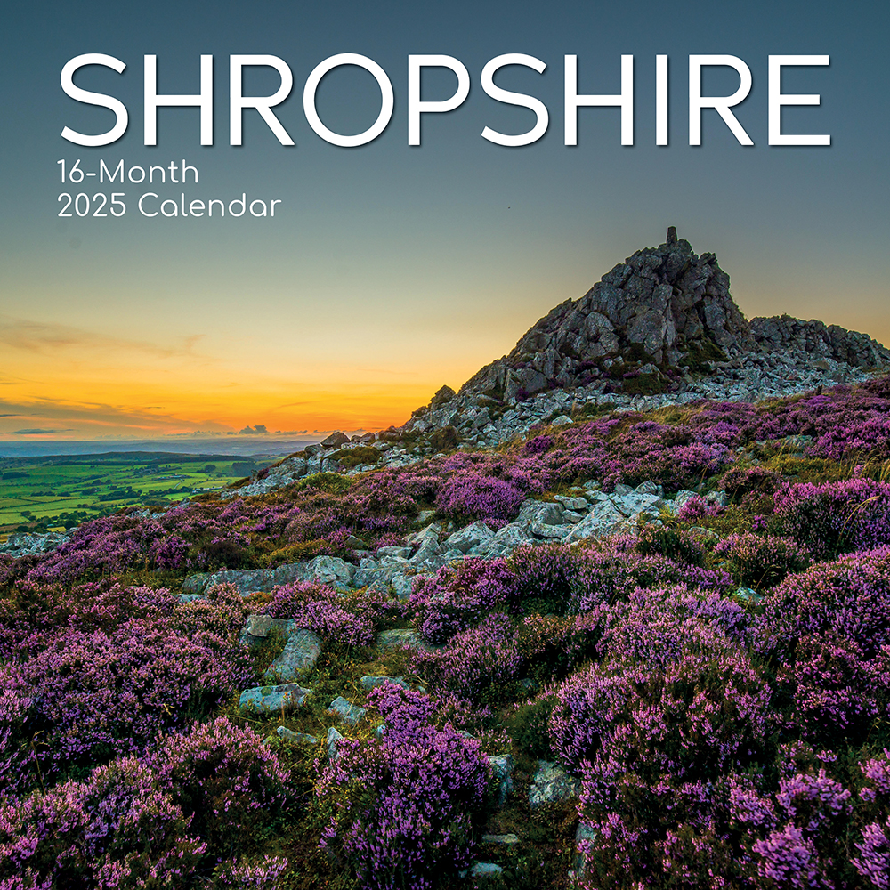 2025 Square Wall Calendar Shropshire Wholesale Stationery