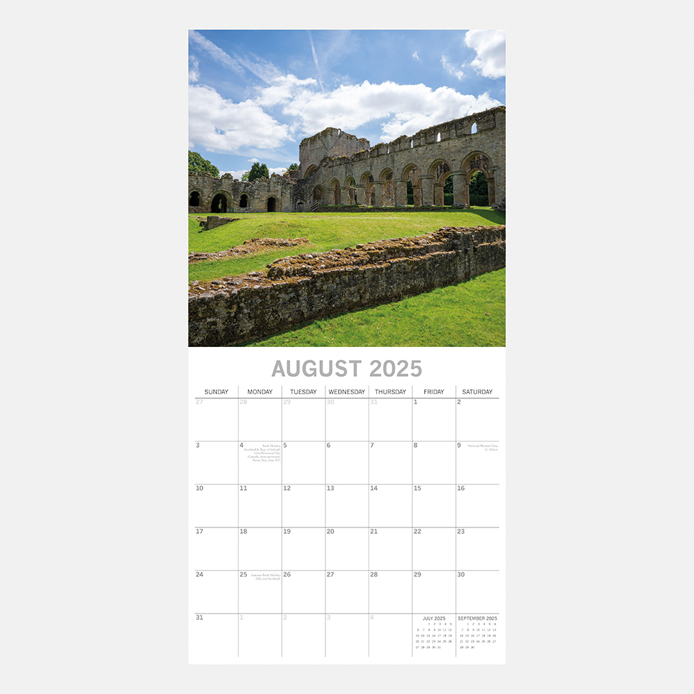2025 Square Wall Calendar Shropshire Wholesale Stationery