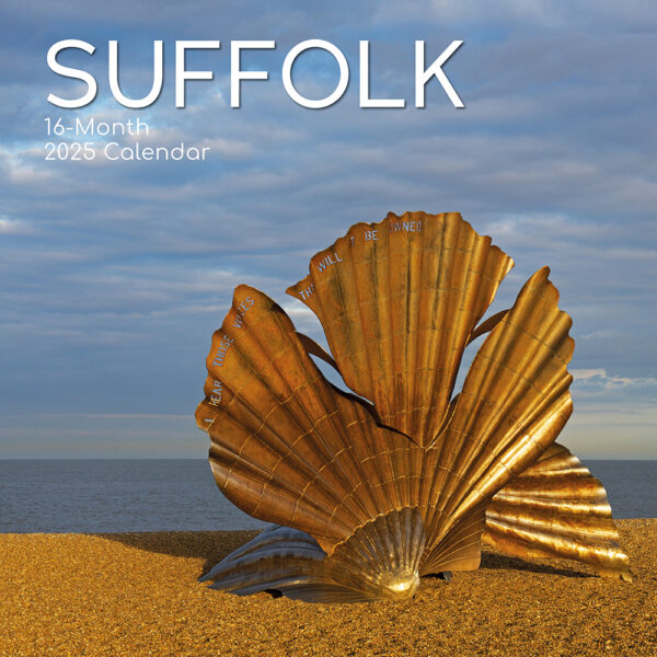 2025 Square Wall Calendar - Suffolk