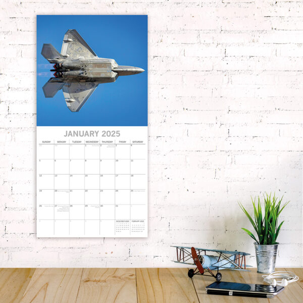 2025 Square Wall Calendar Warbirds Wholesale Stationery