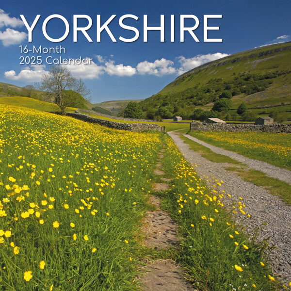 2025 Square Wall Calendar - Yorkshire