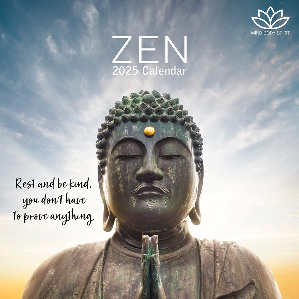 2025 Square Wall Calendar - Zen  Wholesale Stationery
