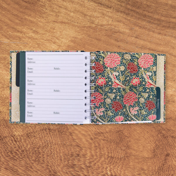 Address & Birthday Book - William Morris - Cray - Image 2