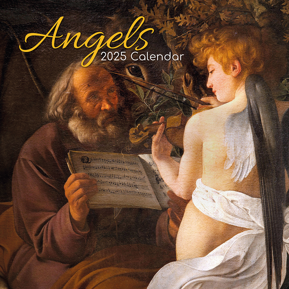 2025 Square Wall Calendar Angels Wholesale Stationery