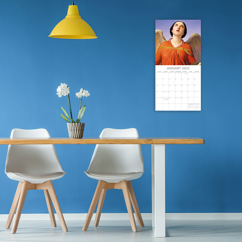2025 Square Wall Calendar Angels Wholesale Stationery