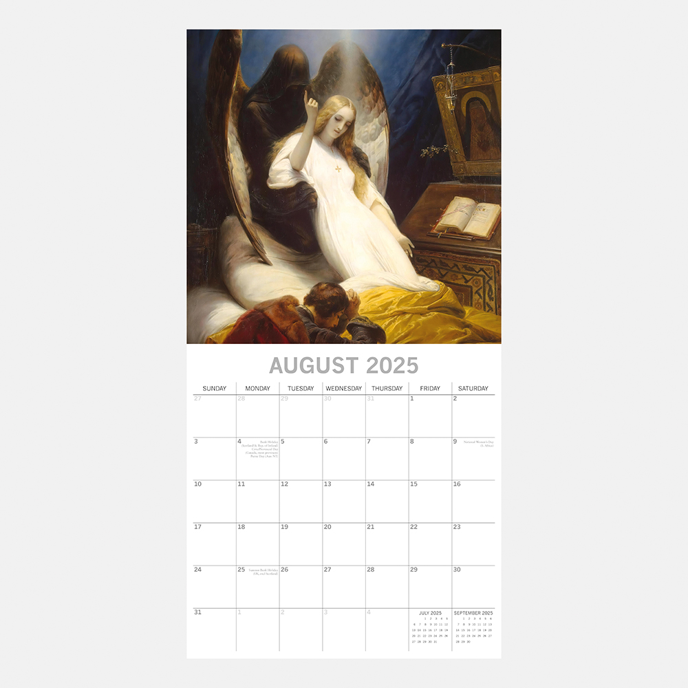 2025 Square Wall Calendar Angels Wholesale Stationery