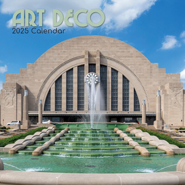 2025 Square Wall Calendar Art Deco Wholesale Stationery