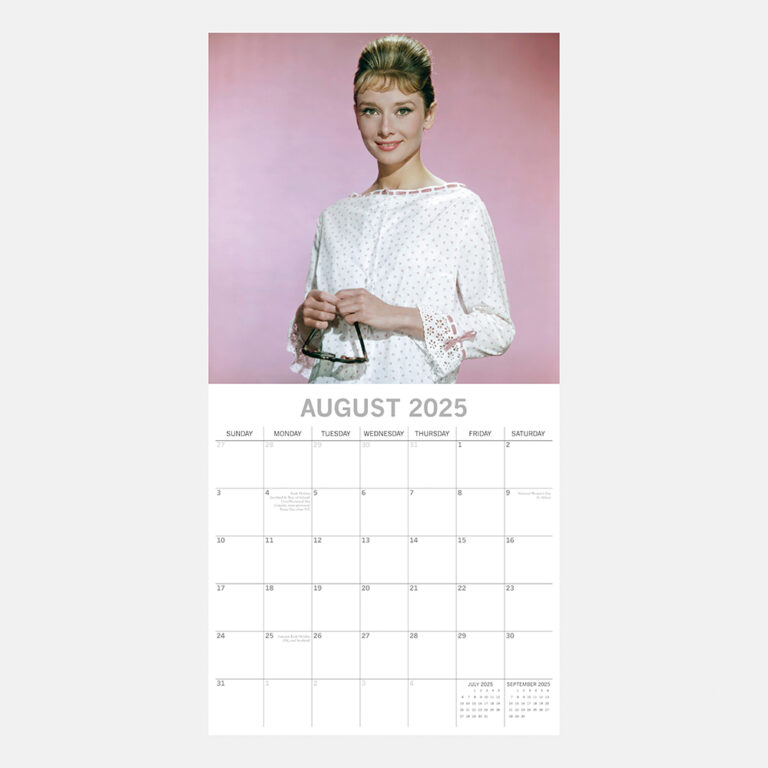 Audrey Hepburn Kalender 2025 Schlüssig Konsequent Bestimmt - Ramadan 