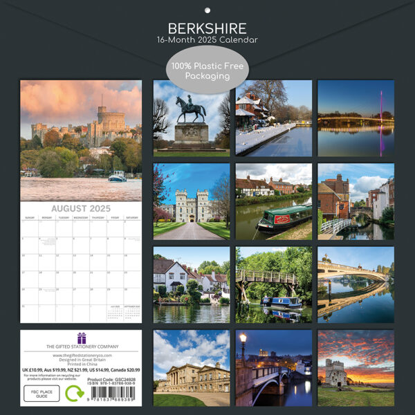 2025 Square Wall Calendar - Berkshire - Image 4