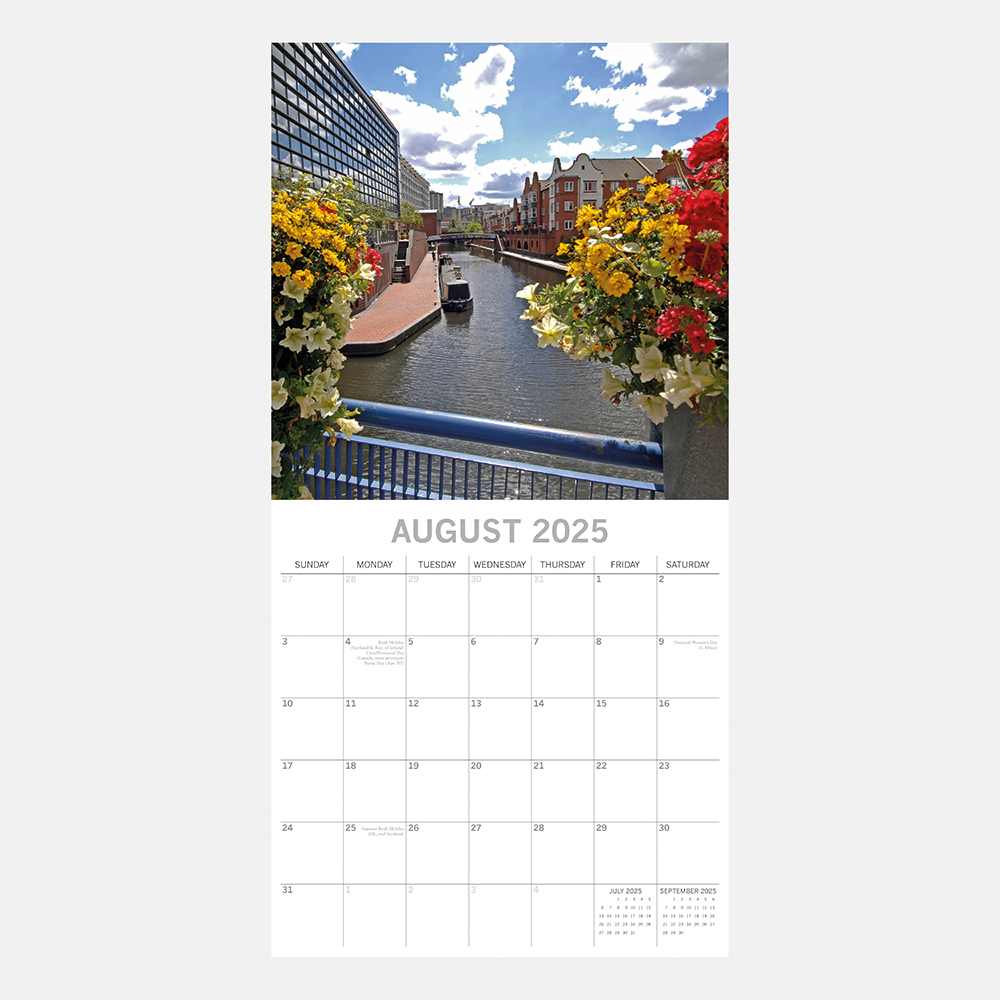 2025 Square Wall Calendar Birmingham Wholesale Stationery