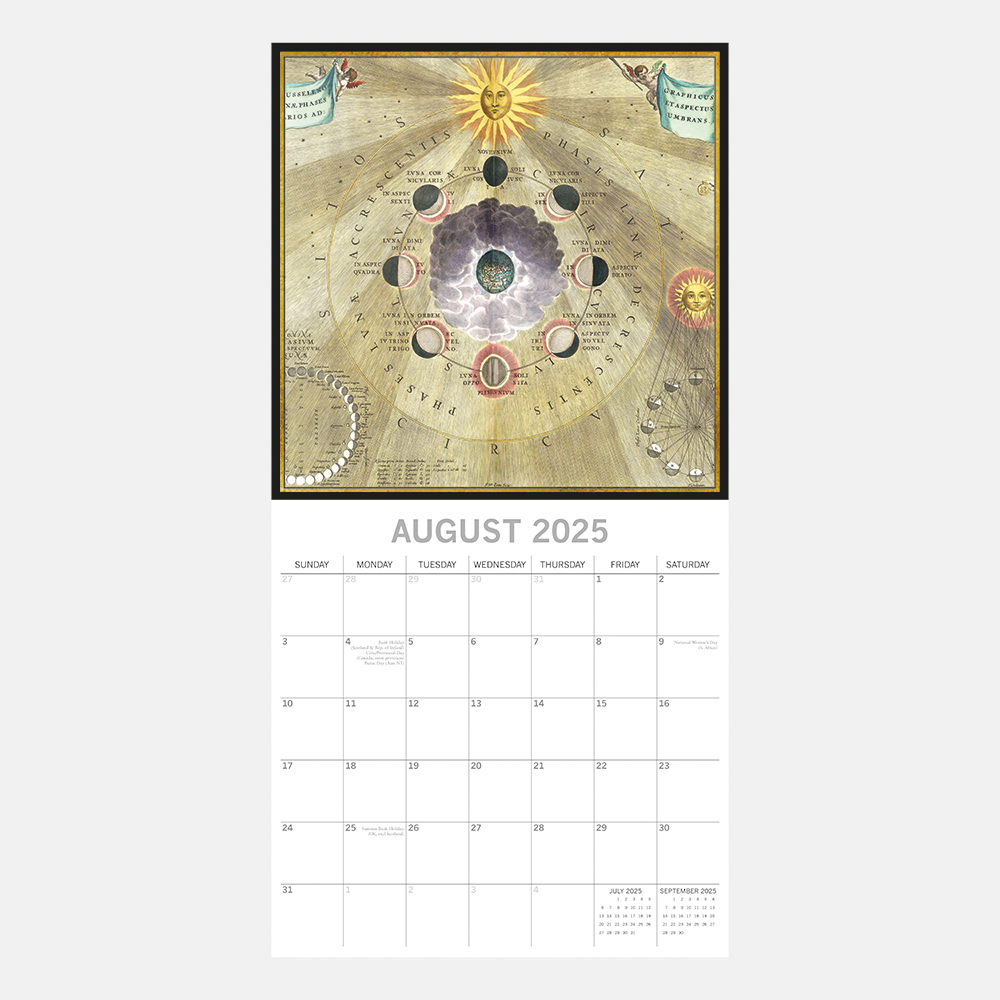2025 Square Wall Calendar Celestial Wholesale Stationery