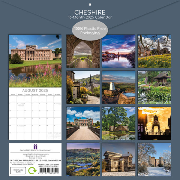 2025 Square Wall Calendar Cheshire Wholesale Stationery