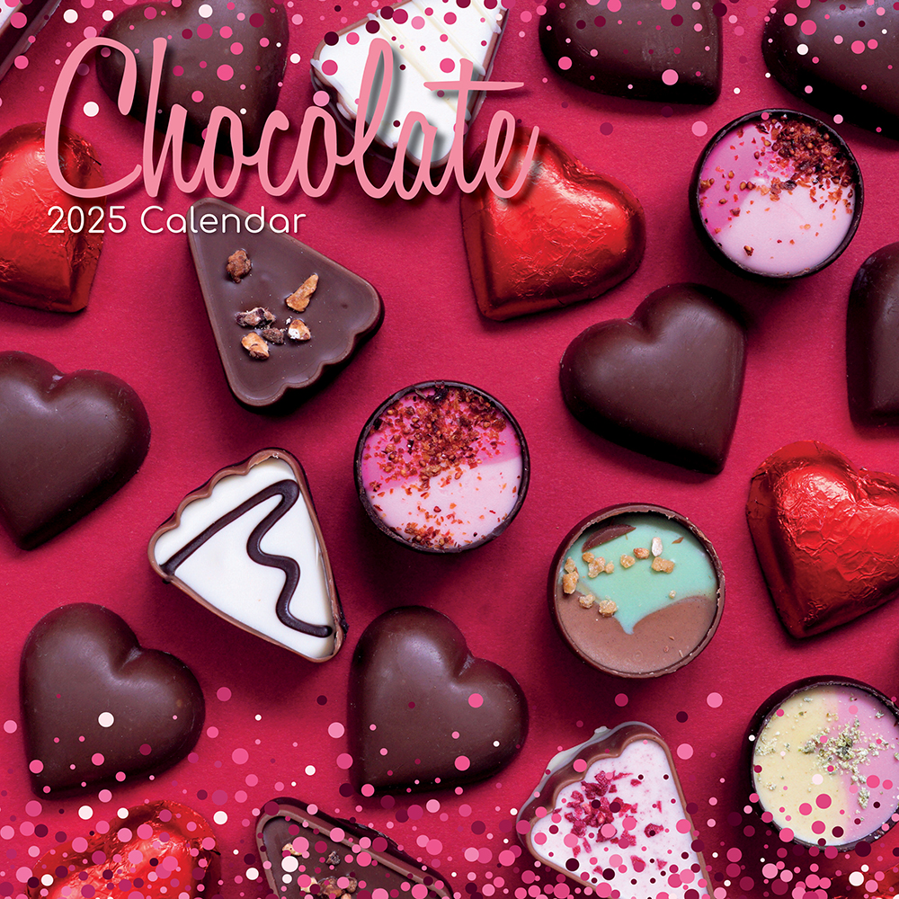 2025 Square Wall Calendar Chocolate Wholesale Stationery