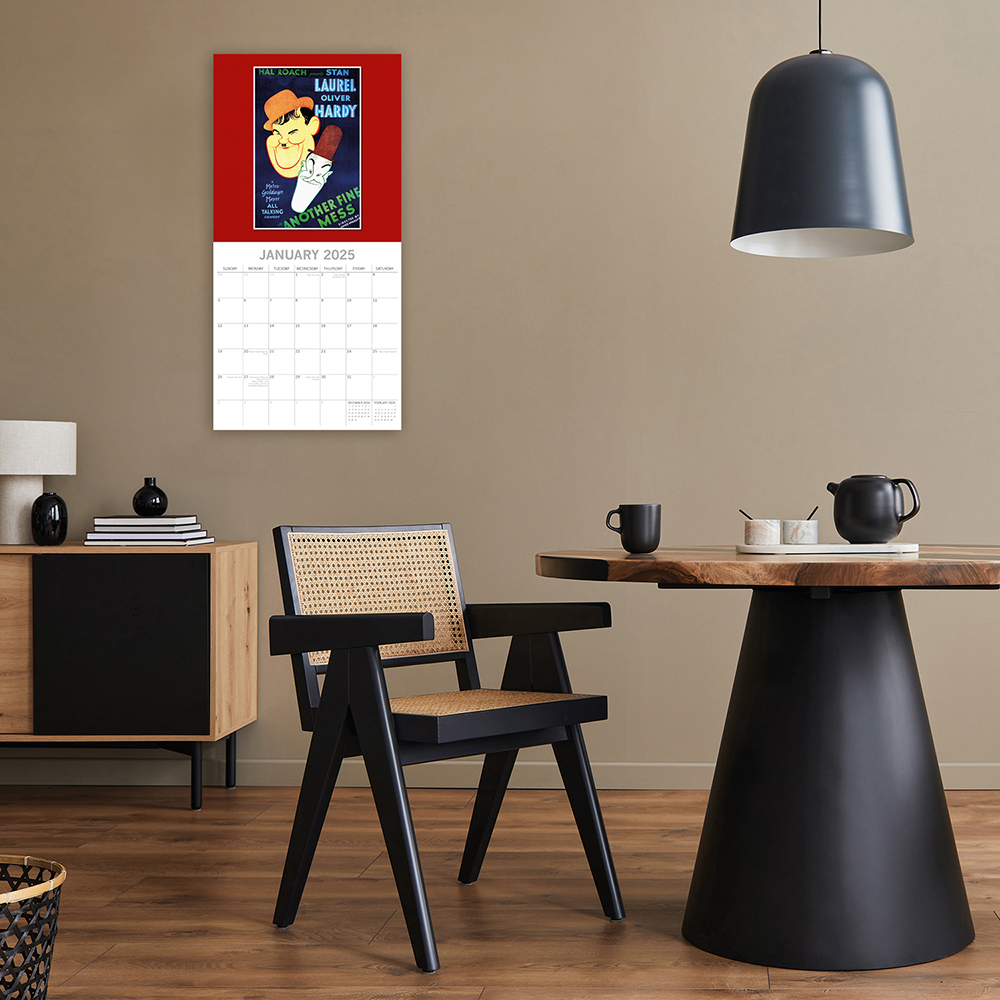 2025 Square Wall Calendar Classic Movie Posters Wholesale Stationery