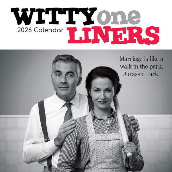 2026 Square Wall Calendar - Witty One Liners