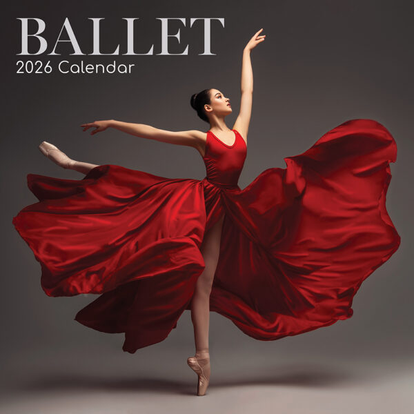 2026 Square Wall Calendar - Ballet
