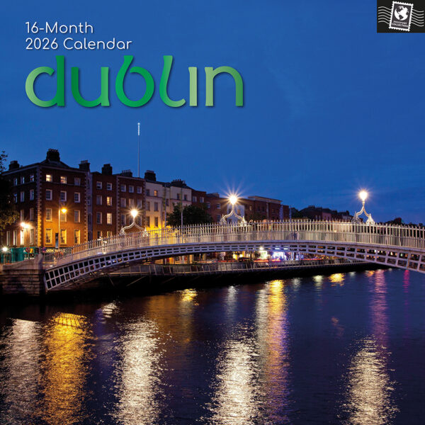 2026 Square Wall Calendar - Dublin
