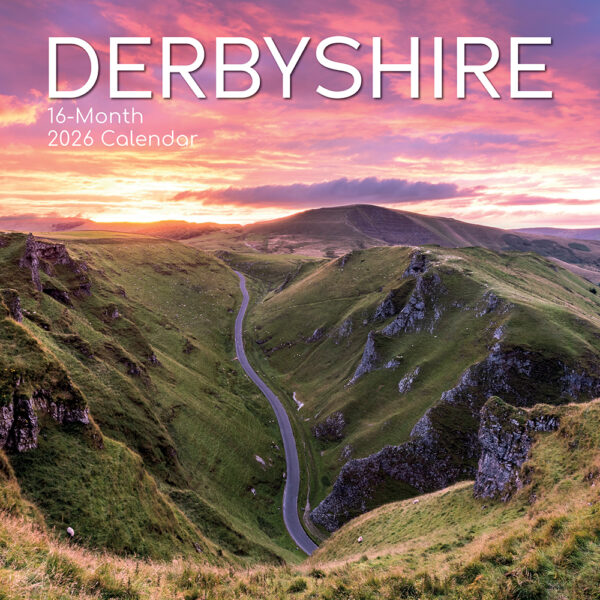 2026 Square Wall Calendar - Derbyshire